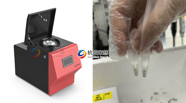 宋慈冷凍研磨儀再大學(xué)進行腸組織樹脂研磨實驗案例